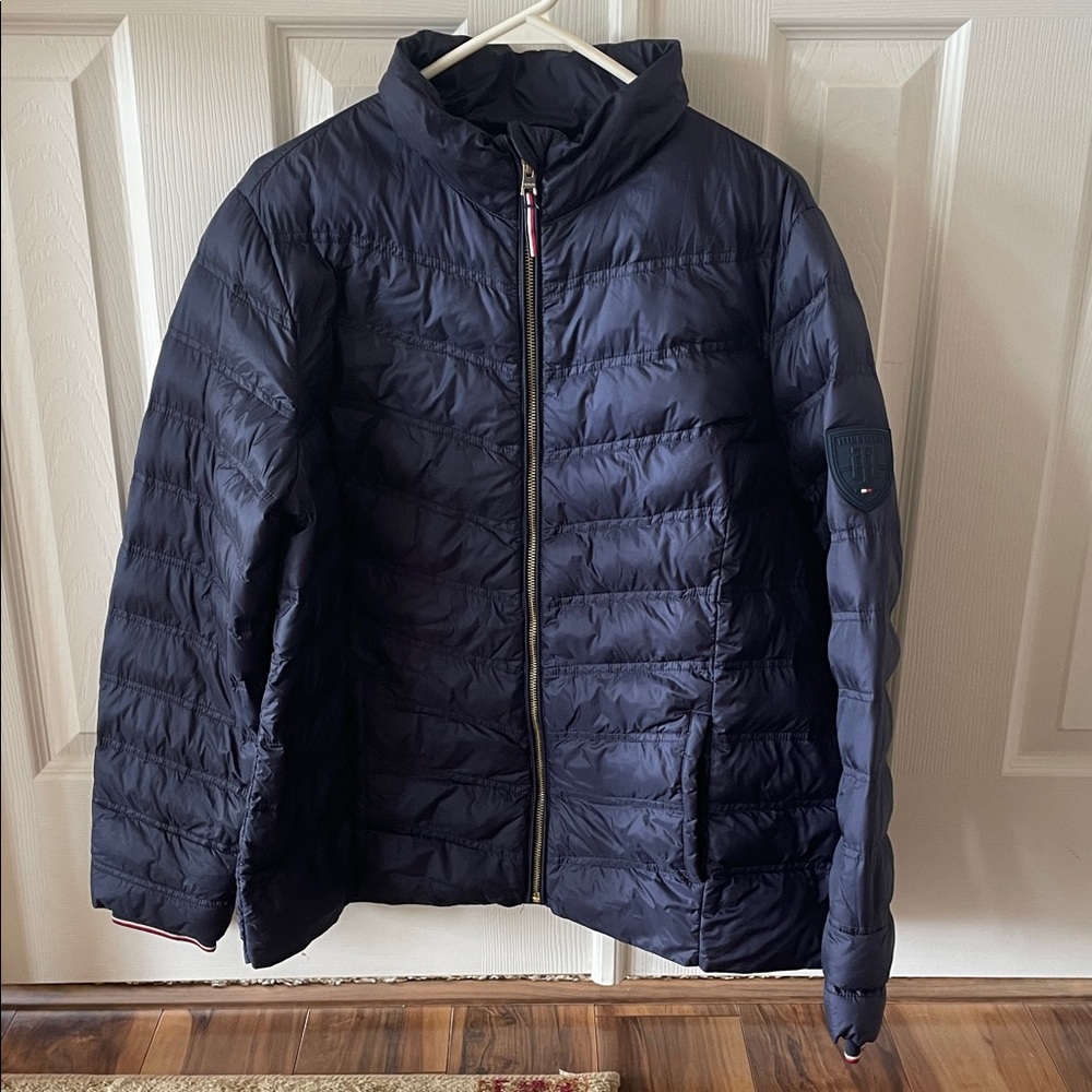 Tommy Hilfiger Navy Puffer Jacket
